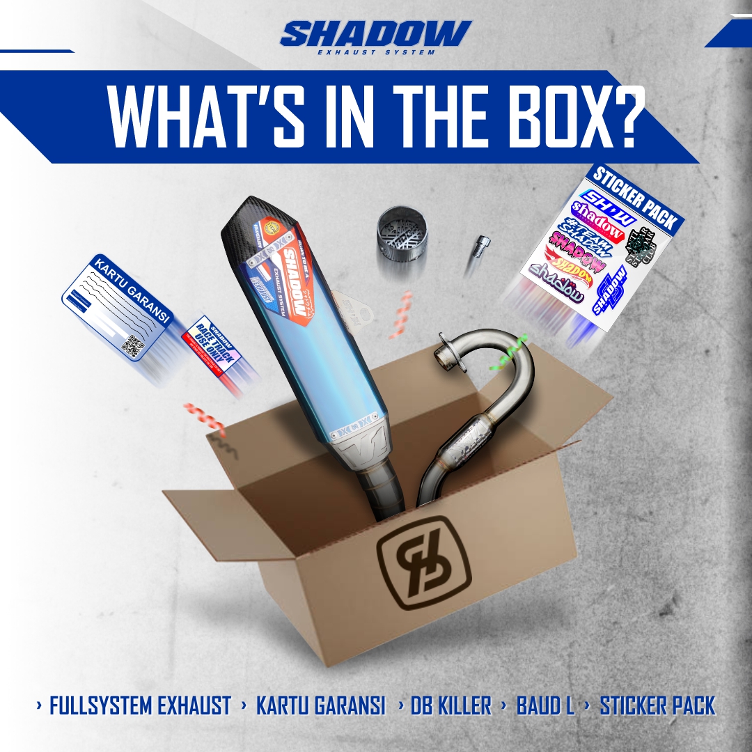 KNALPOT POSEIDON BLUE KLX150 CRF150 WR155 SHADOW EXHAUST SYSTEM