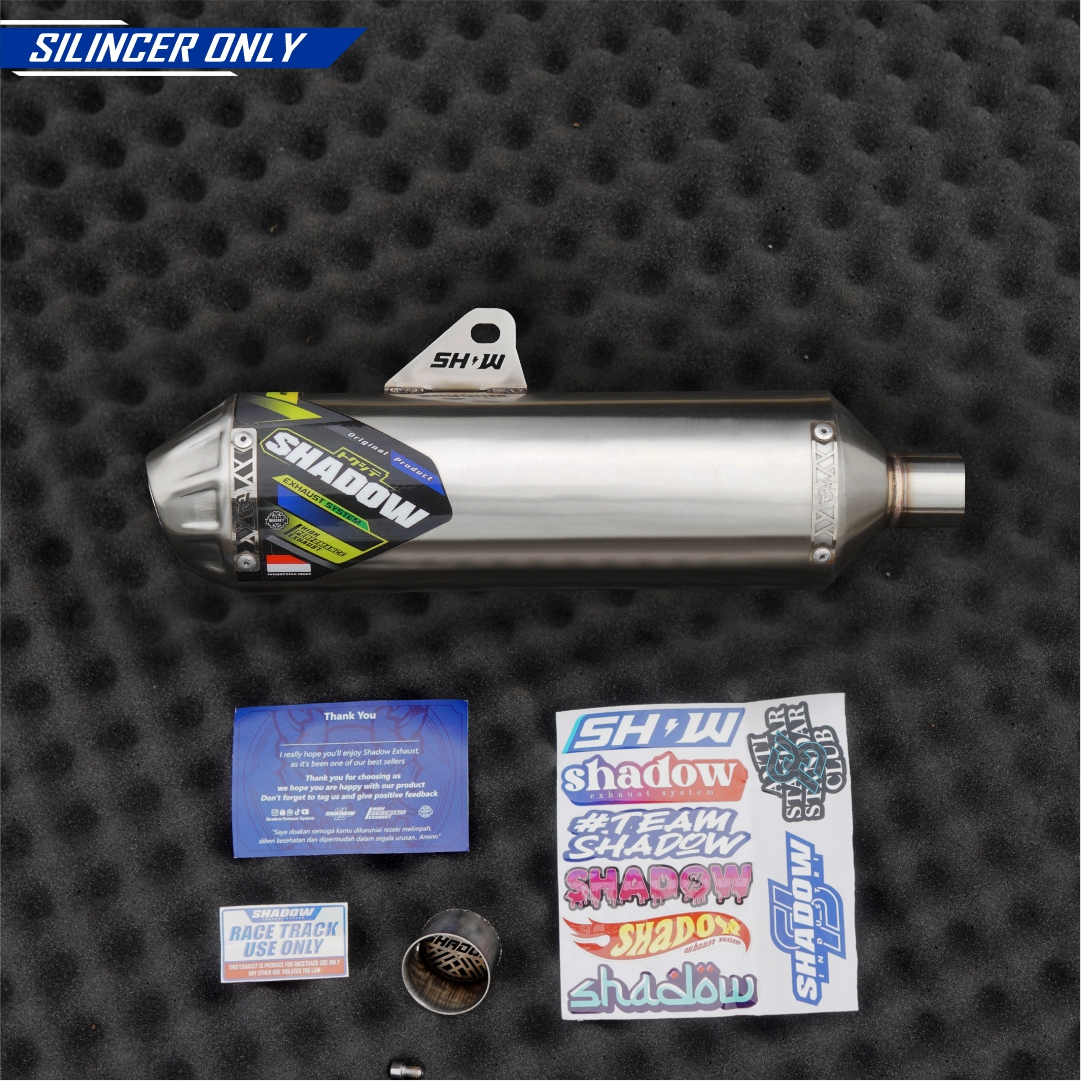 KNALPOT ROCK V1 KLX150 CRF150 WR155 SHADOW EXHAUST SYSTEM