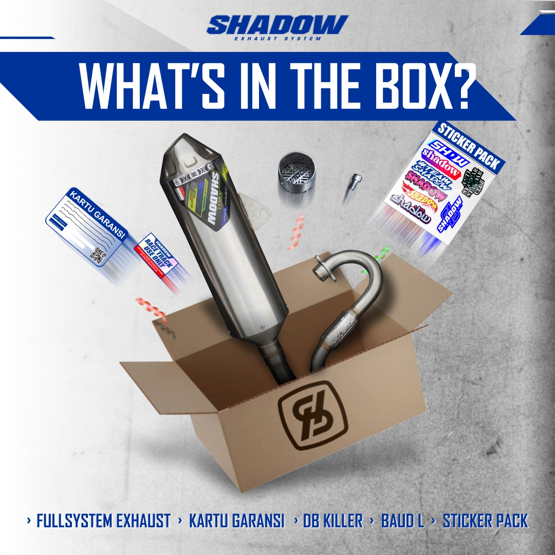 KNALPOT ROCKS V2 KLX150 CRF150 WR155 SHADOW EXHAUST SYSTEM