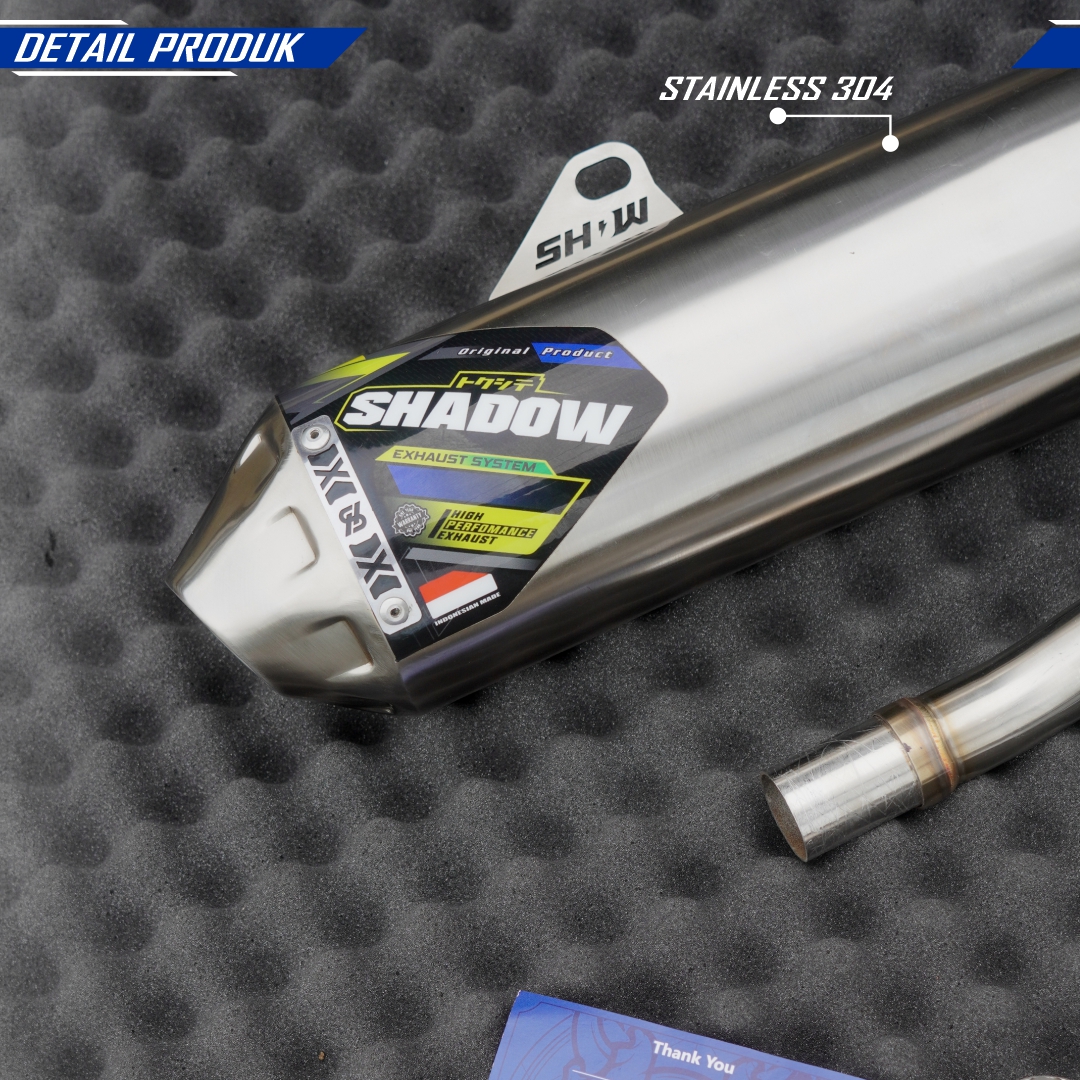 KNALPOT ROCKS V2 KLX150 CRF150 WR155 SHADOW EXHAUST SYSTEM