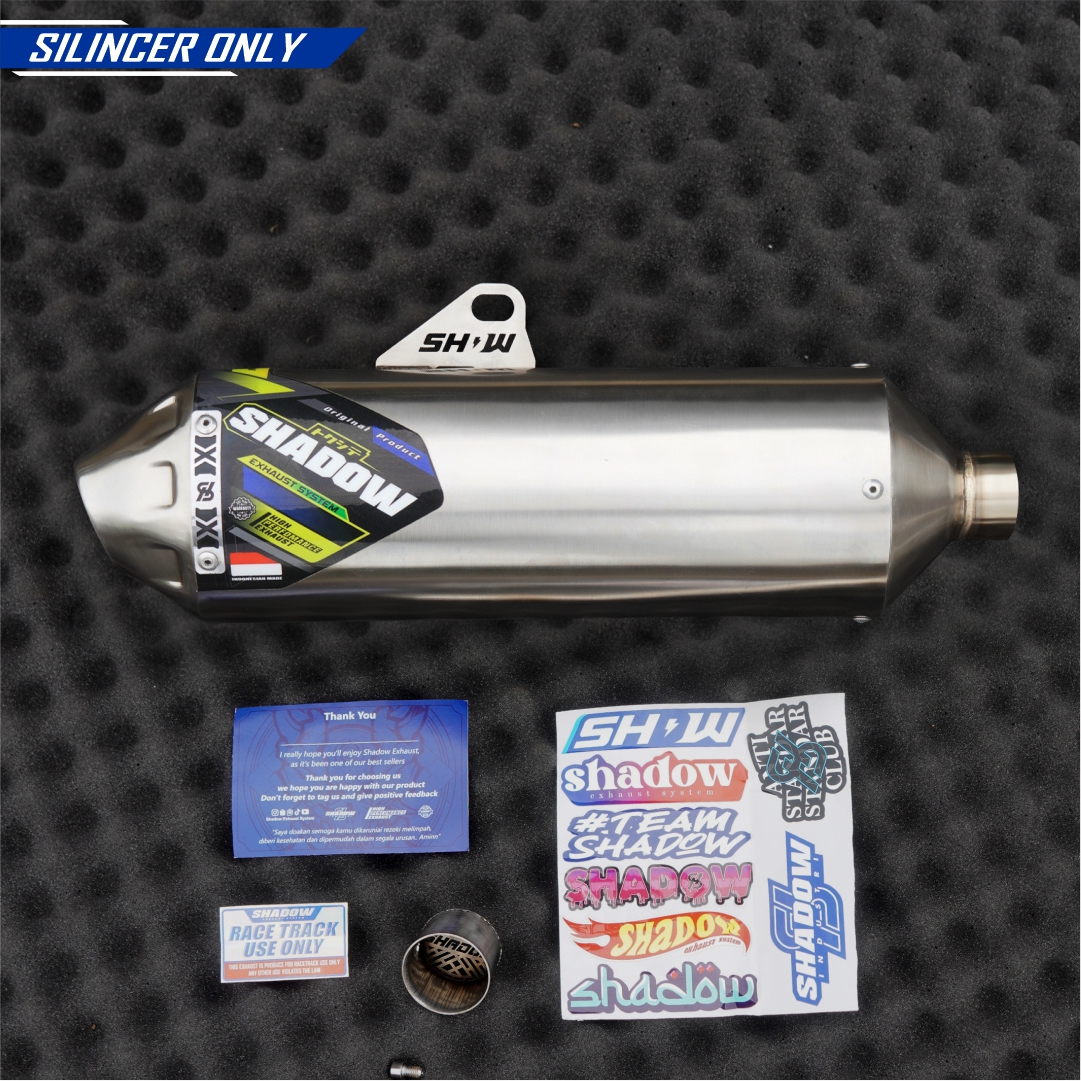 KNALPOT ROCKS V2 KLX150 CRF150 WR155 SHADOW EXHAUST SYSTEM