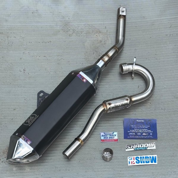KNALPOT KATEMI BLACK KLX150 CRF150 WR155 SHADOW EXHAUST SYSTEM